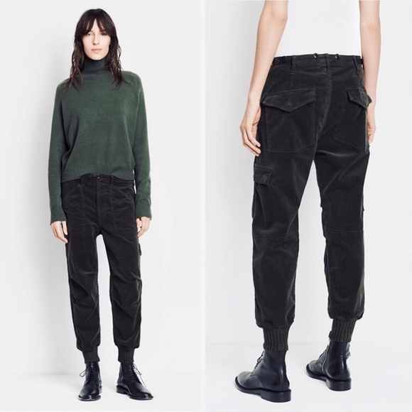 Vince Pants - Vince | Slouchy Military Pant, Black‎ size 4